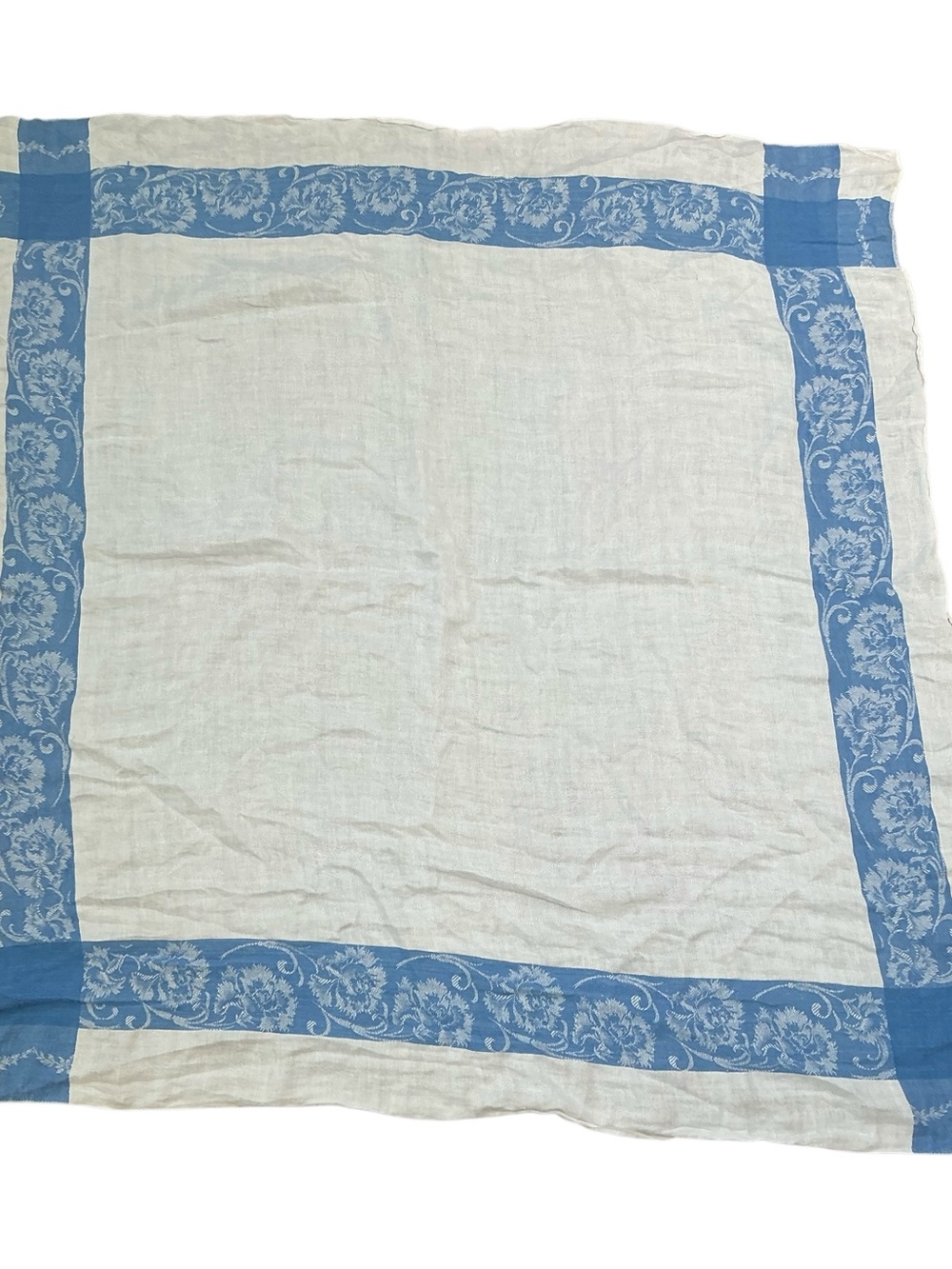 Vintage tablecloth cotton/linen mid-century bundle set of five - Picture 3 of 10